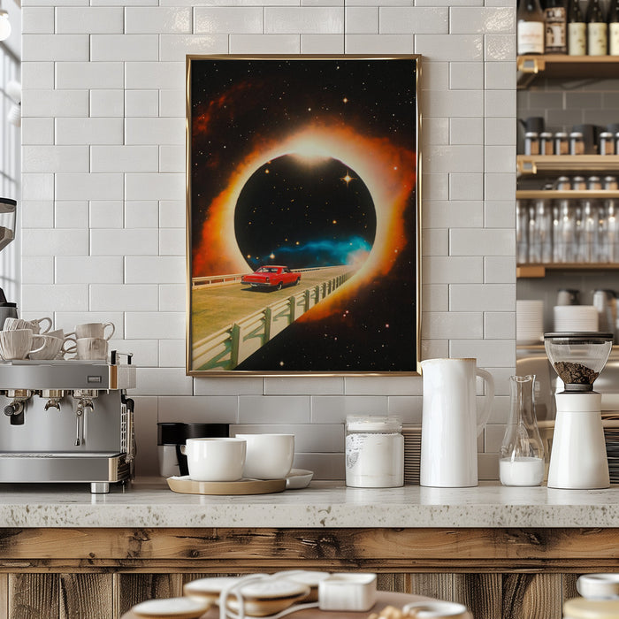 A Space Journey Begins Framed Art Modern Wall Decor