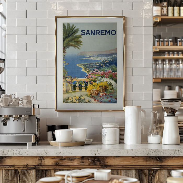 Sanremo : Alicandri Roma Framed Art Modern Wall Decor