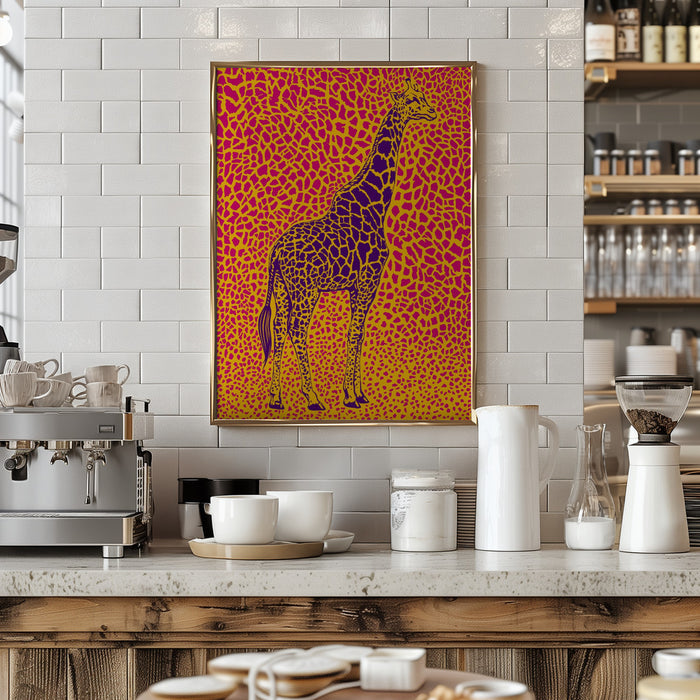 Giraffe Majestic Framed Art Wall Decor