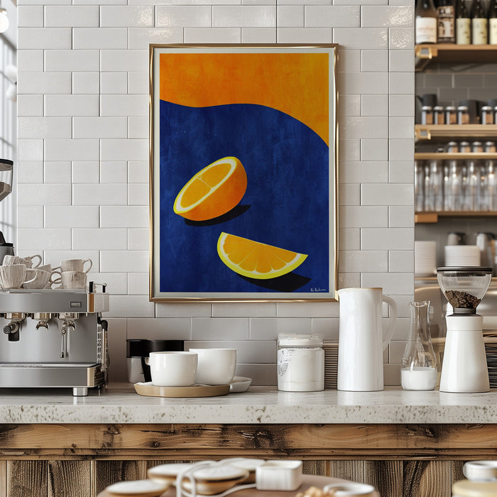 Petit Déjeuner, Deux Oranges Framed Art Wall Decor