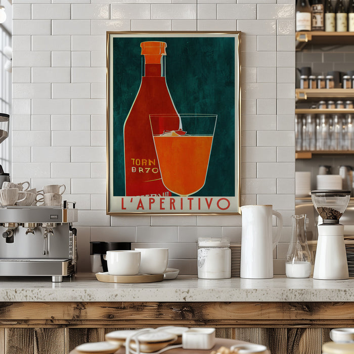 L&#039;aperitivo Framed Art Wall Decor