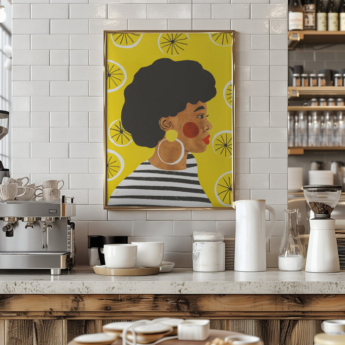 Lemonade Framed Art Wall Decor