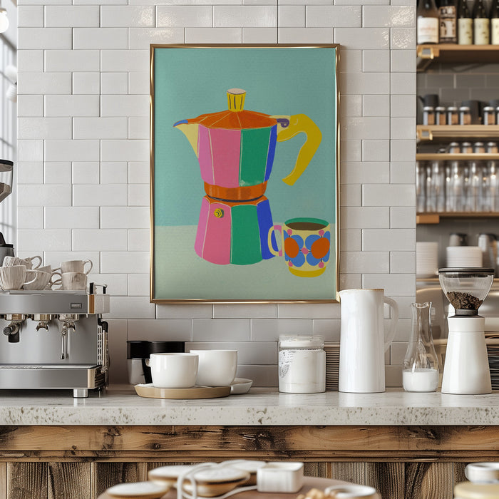 Cup of coffee Framed Art Wall Decor