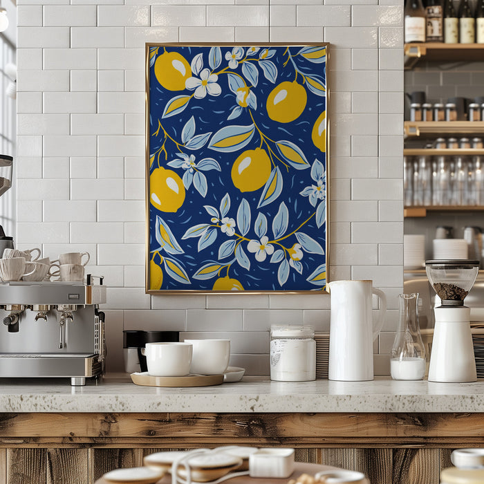 Italien Lemons 2 Framed Art Wall Decor