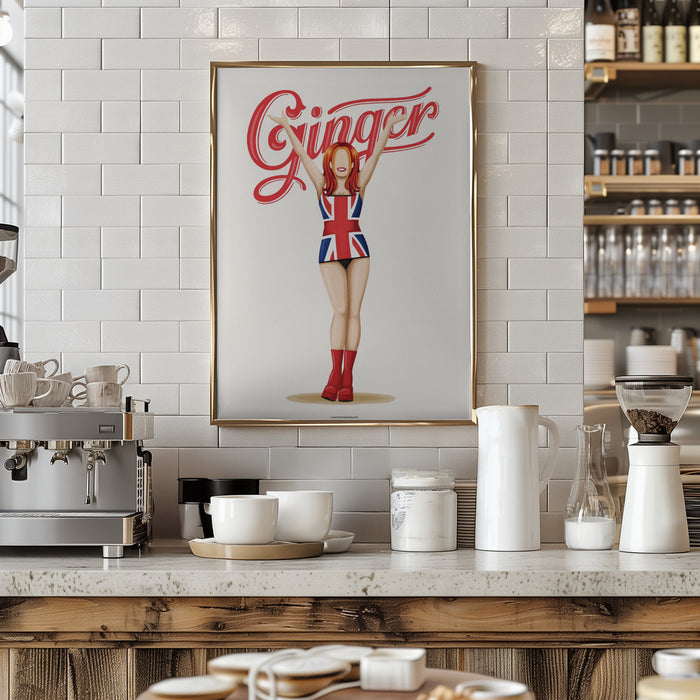 Ginger Spice Framed Art Wall Decor