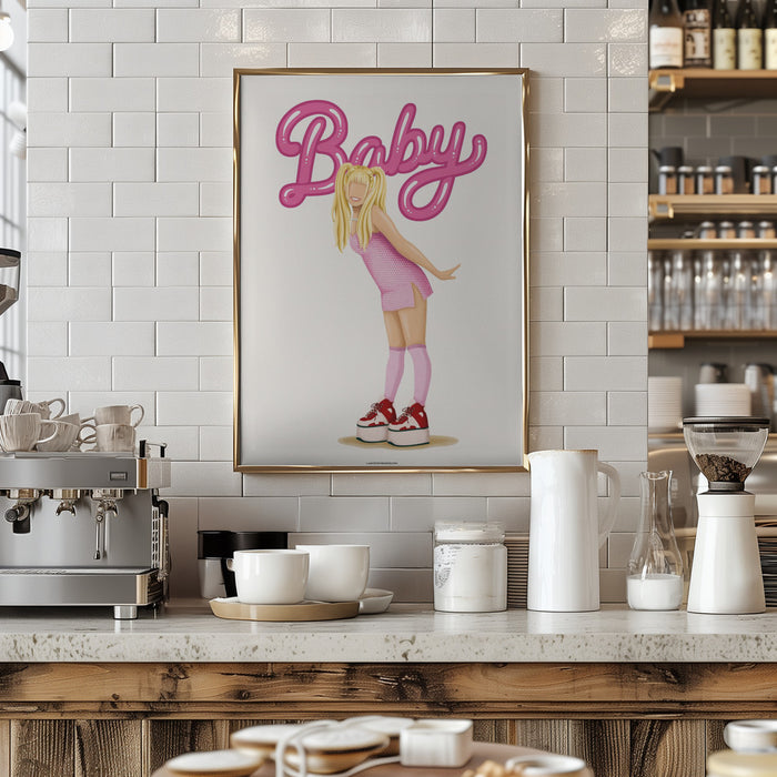 Baby Spice Framed Art Wall Decor