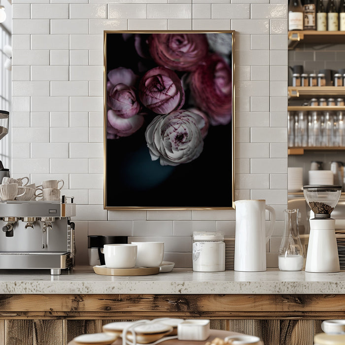 Dark Flowers 2 Framed Art Wall Decor