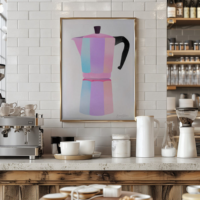 Buongiorno Espresso Framed Art Wall Decor