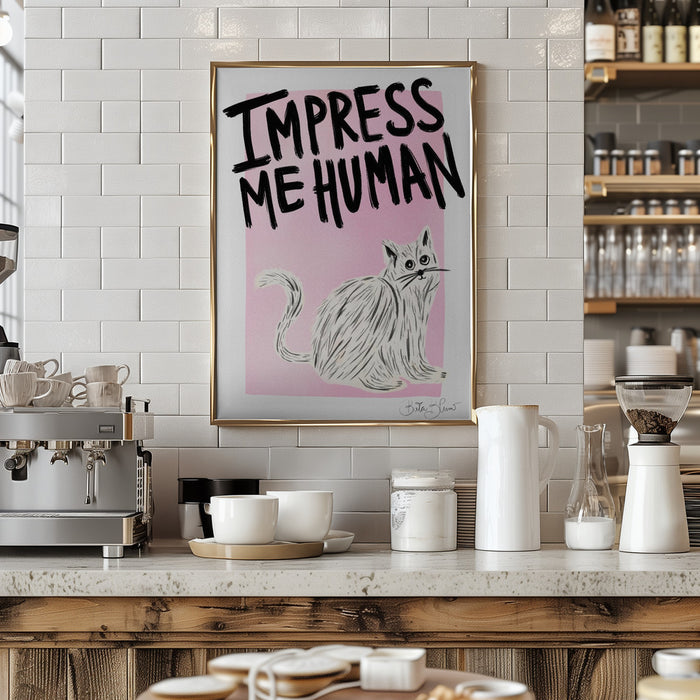 Cat Owner - Impress Me Human Framed Art Wall Decor