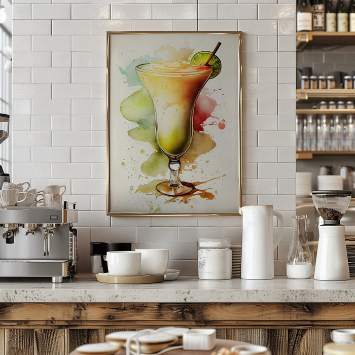 Drinks cocktail Framed Art Wall Decor