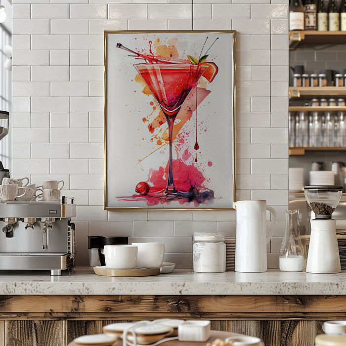 Drinks cocktail Framed Art Wall Decor