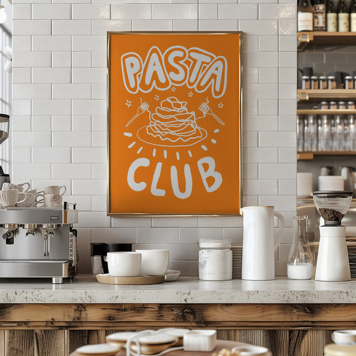 Pasta Club Framed Art Wall Decor