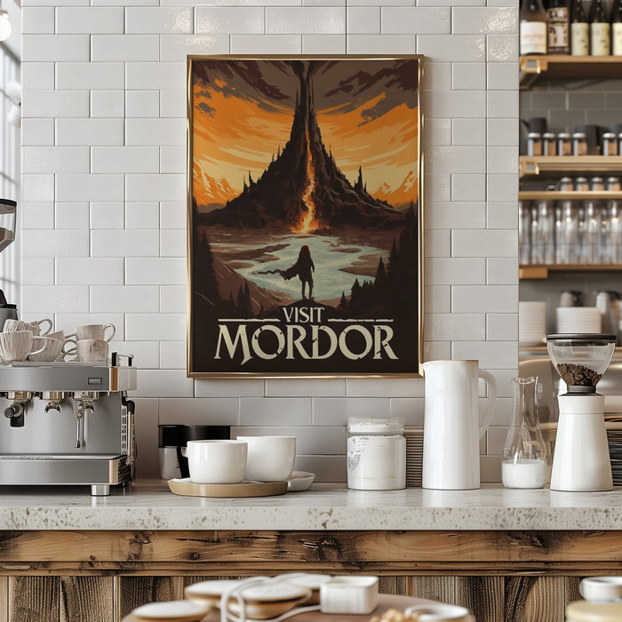 Visit Mordor Framed Art Wall Decor