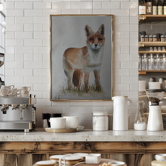 Fox Framed Art Wall Decor