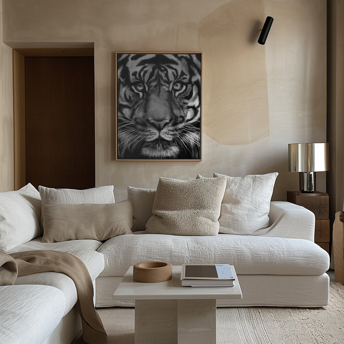 Tiger Framed Art Wall Decor