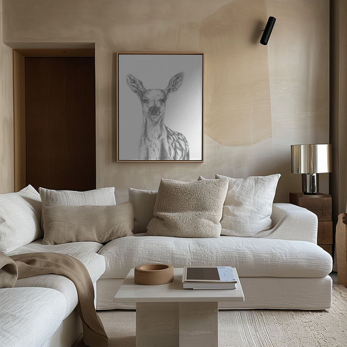 Deer Framed Art Wall Decor