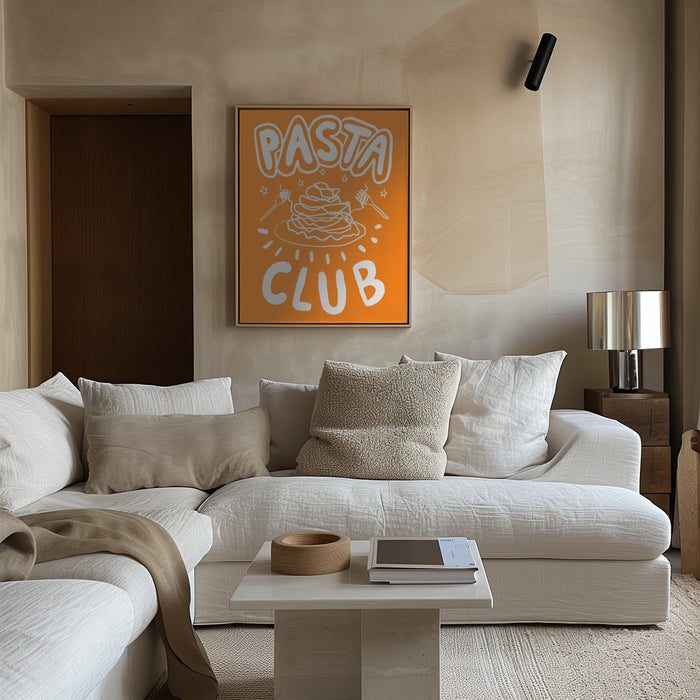 Pasta Club Framed Art Wall Decor