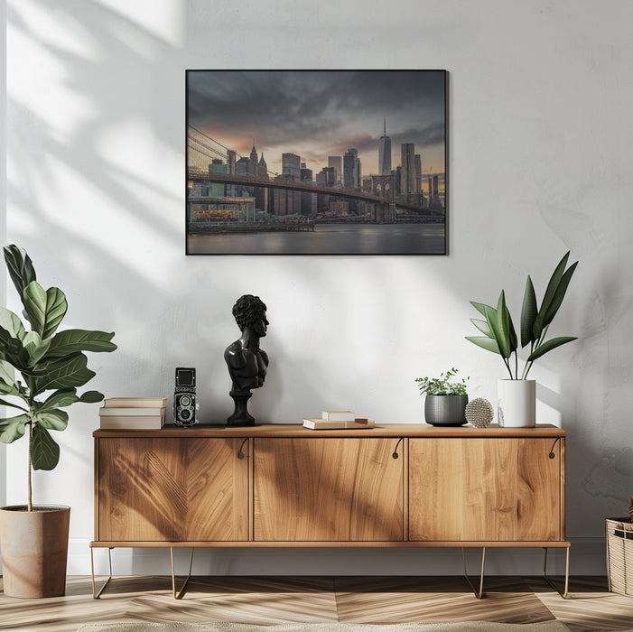 Gotham City Landscape Framed Art - Unique Home Decor