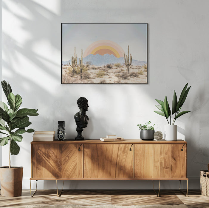 Arizona Sunrise Landscape Framed Art for a Stunning Home Decor - Limited Edition Print