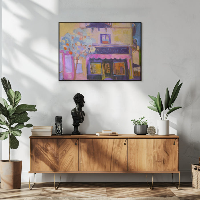 Df1428tangerinetango Landscape Framed Art