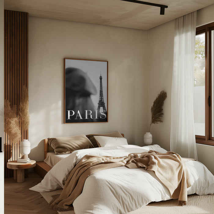 Paris Text 4 Framed Art Modern Wall Decor