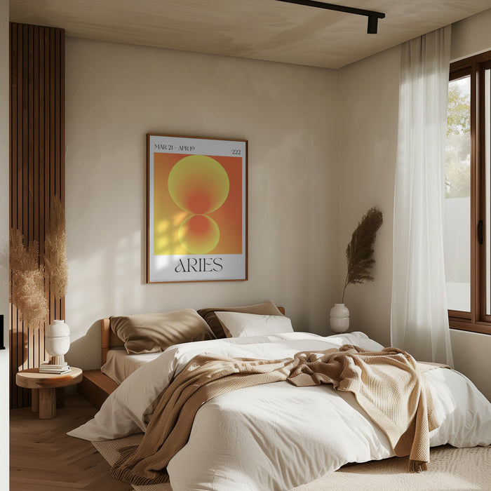 Aries Framed Art Modern Wall Decor