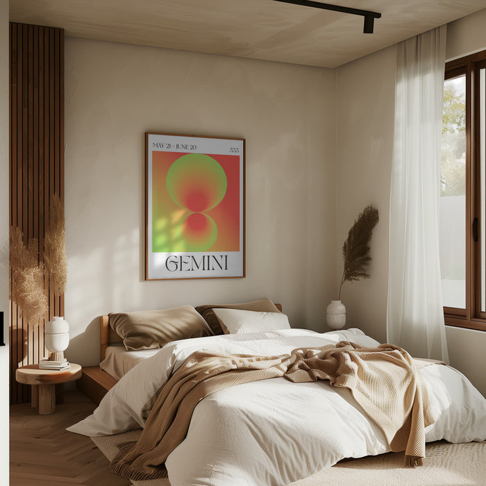 Gemini Framed Art Wall Decor