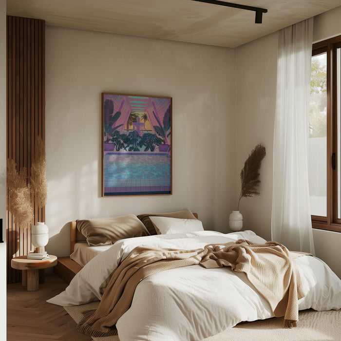 VaporPool Framed Art Modern Wall Decor