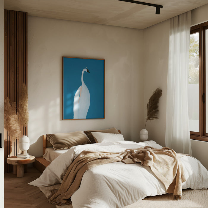 Swan Maybe Framed Art Wall Decor