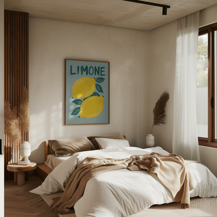 Limone Framed Art Modern Wall Decor