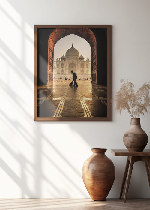 taj mahal cleaner Framed Art Modern Wall Decor