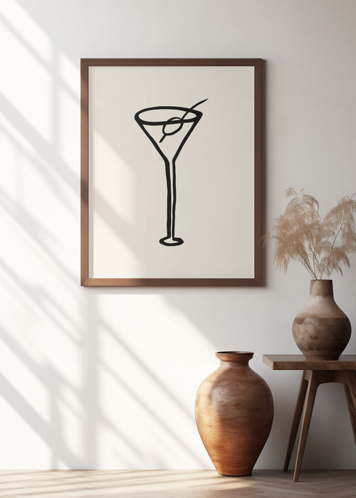 Shaken, Not Stirred Framed Art Modern Wall Decor