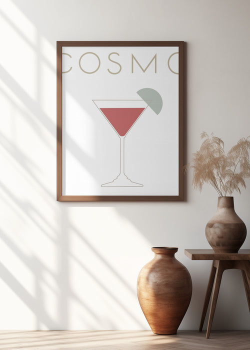 Cosmopolitan Framed Art Wall Decor