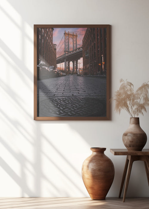 No Sleep 'til Brooklyn Framed Art Modern Wall Decor