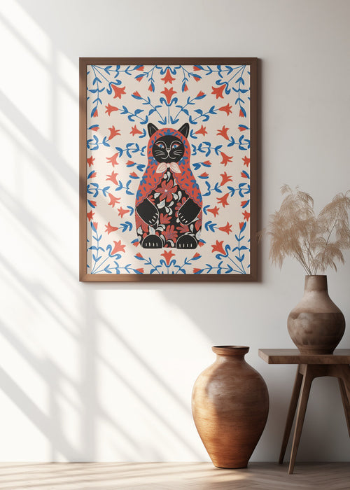 Catrioshka Framed Art Wall Decor