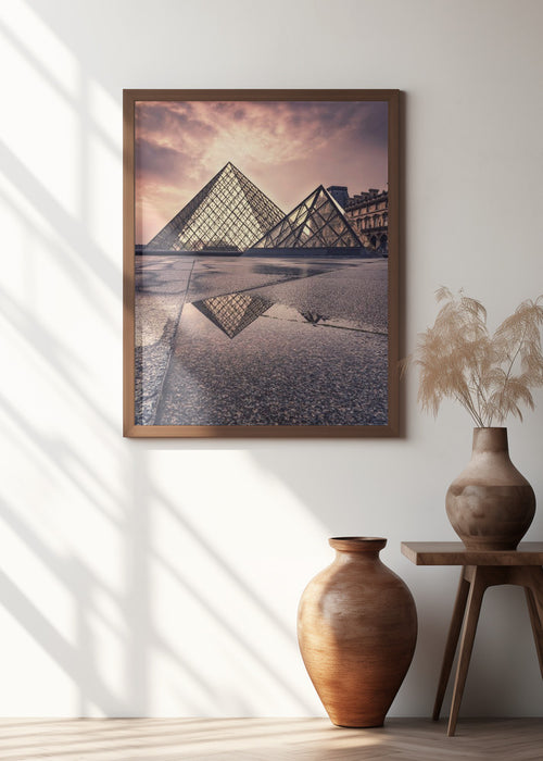 Triangular value Framed Art Wall Decor