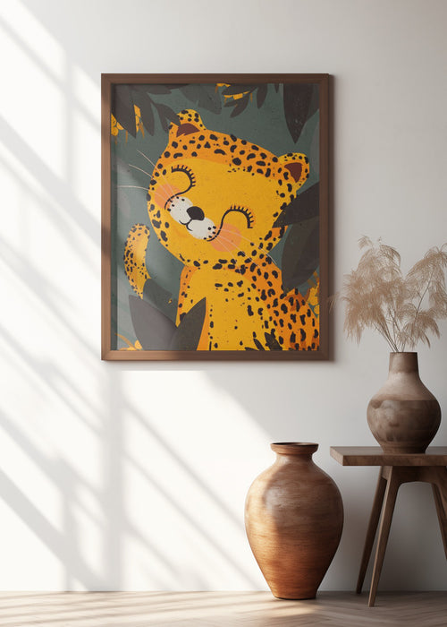 Little Leo Framed Art Modern Wall Decor