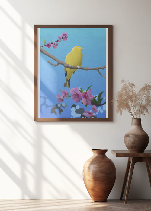 Goldfinch Framed Art Wall Decor