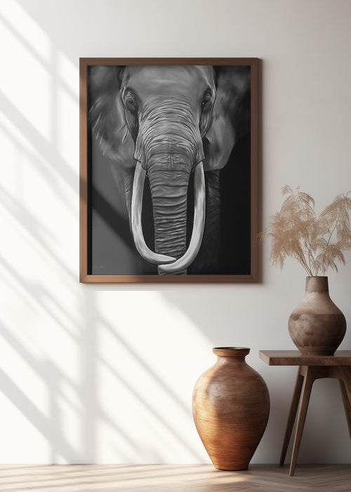 Loxodonta Framed Art Wall Decor