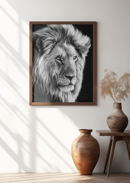 Leo II Framed Art Modern Wall Decor