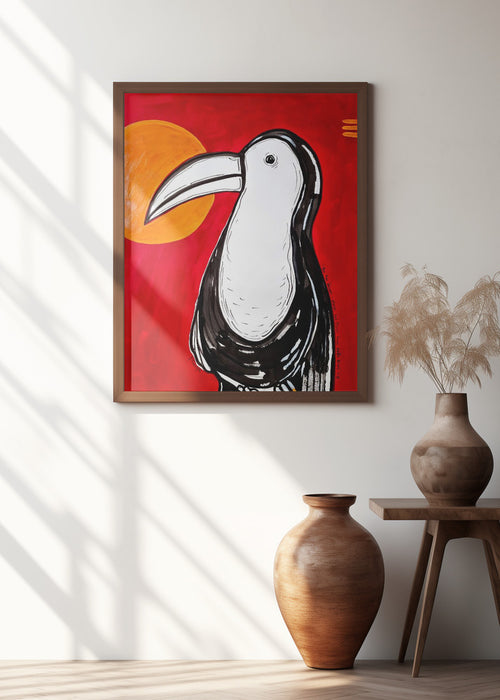 Toucan - it seems that God was in Costa Rica Framed Art Wall Decor