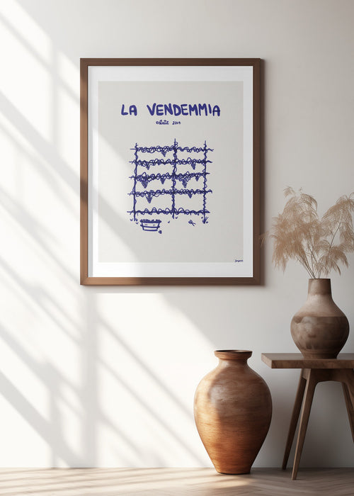 La vendemmia Framed Art Modern Wall Decor