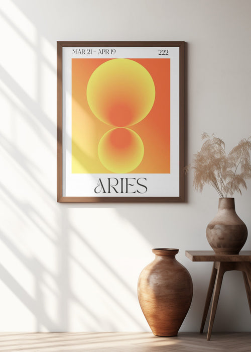 Aries Framed Art Modern Wall Decor