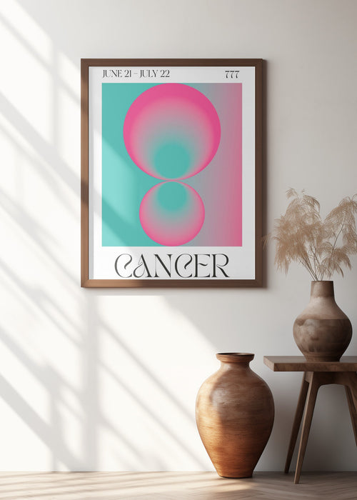 Cancer Framed Art Modern Wall Decor