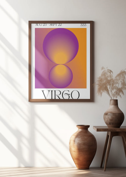 Virgo Framed Art Wall Decor