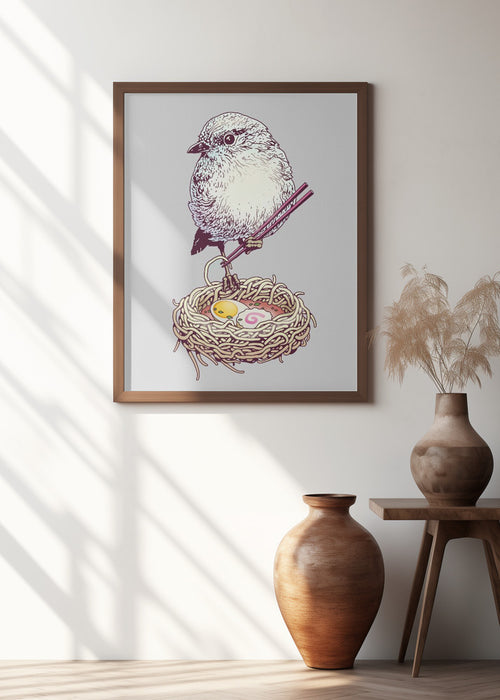 budget ramen Framed Art Wall Decor