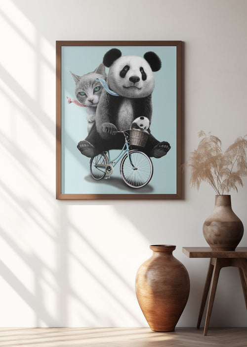 best friends go riding Framed Art Wall Decor