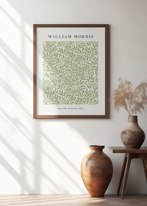 Willow Pattern Framed Art Modern Wall Decor