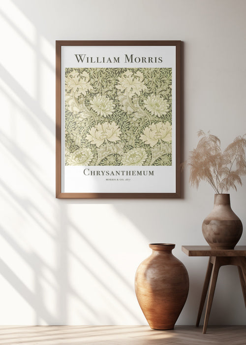 Chrysanthemum Framed Art Modern Wall Decor