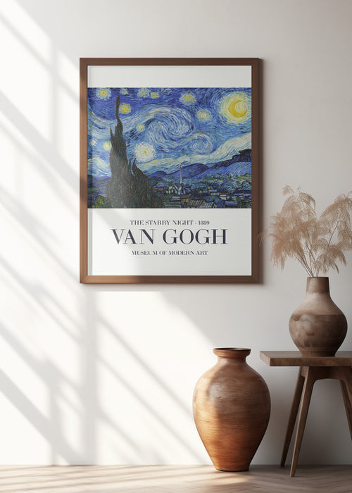 The Starry Night Framed Art Wall Decor